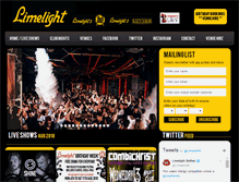 Tablet Screenshot of limelightbelfast.com